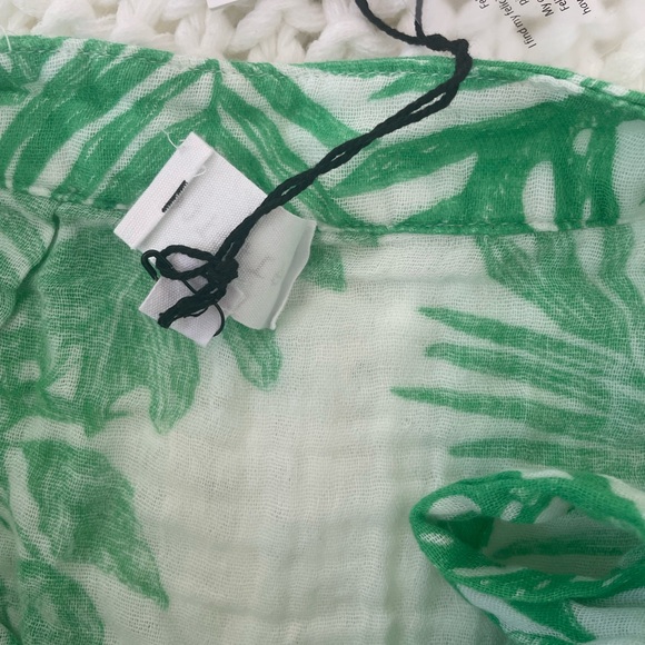 Felicite Palm Ruffle Guaze Wrap Mini Skirt - NWT - Picture 7 of 8